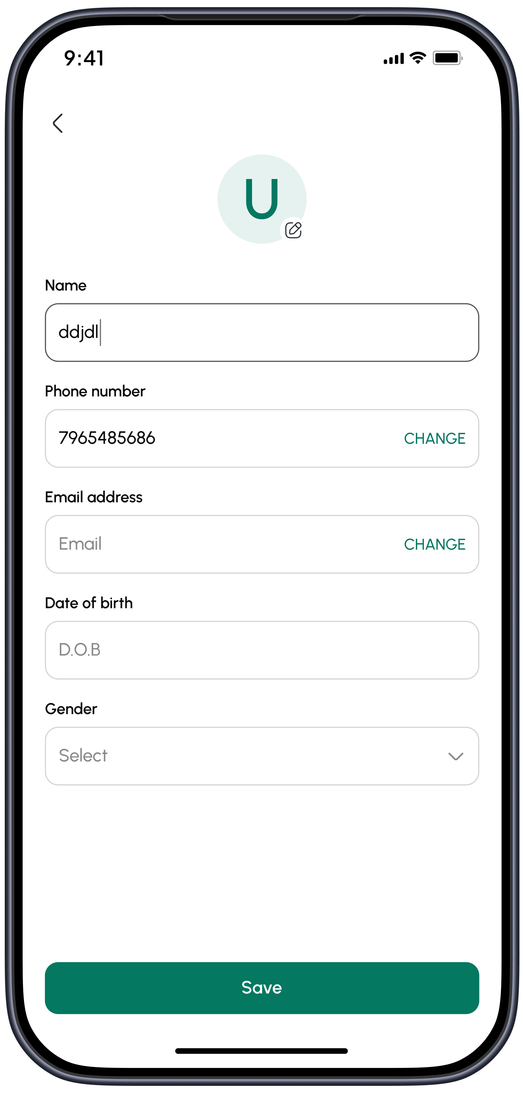 App Screen Left 9